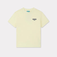 Tee-shirt en coton jaune garçon Kenzo E26