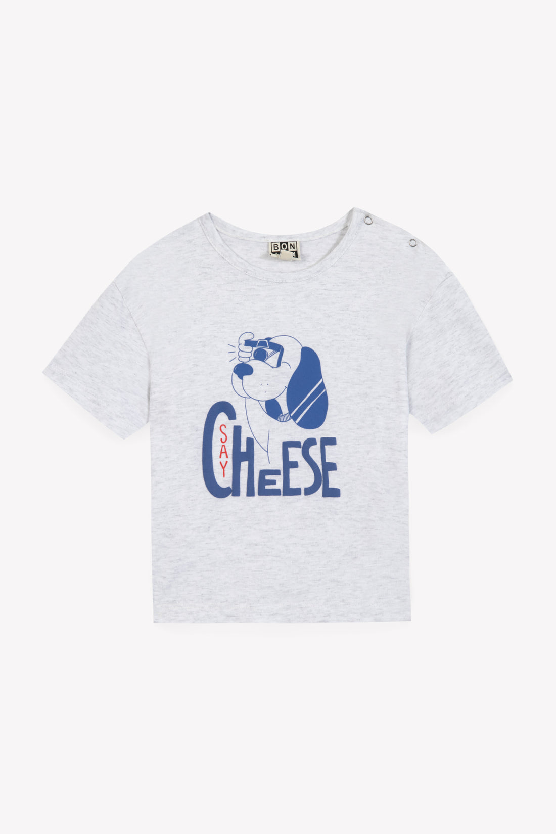 Tee-shirt Livo gris chiné babyboy Bonton E26