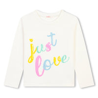 Tee-shirt Love rice fille Billieblush