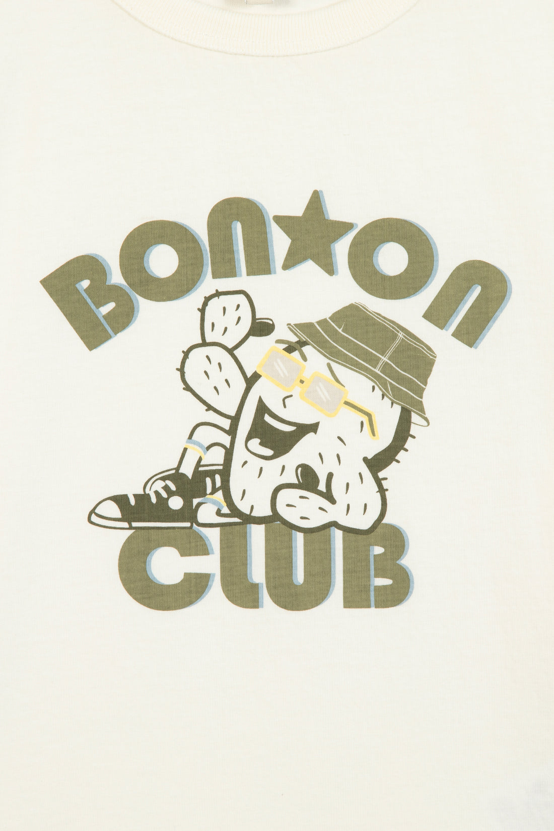 Tee-shirt Tubo Club écru garçon Bonton E26