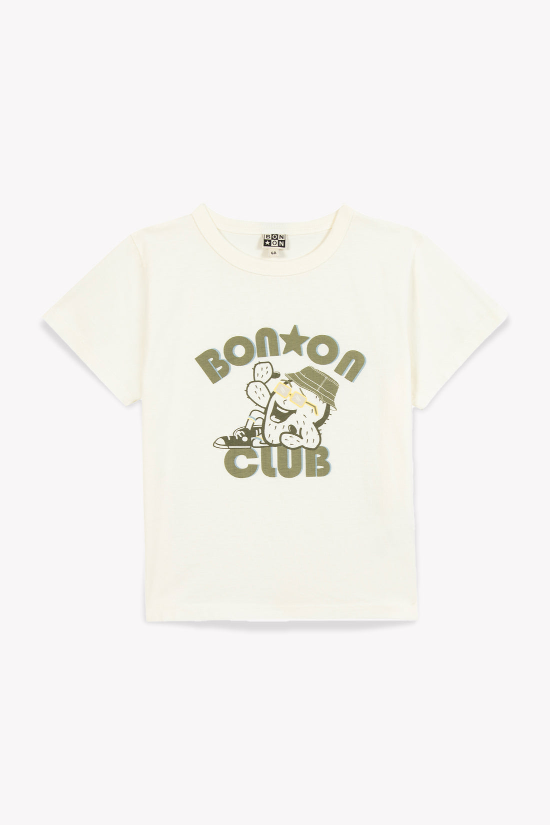 Tee-shirt Tubo Club écru garçon Bonton E26
