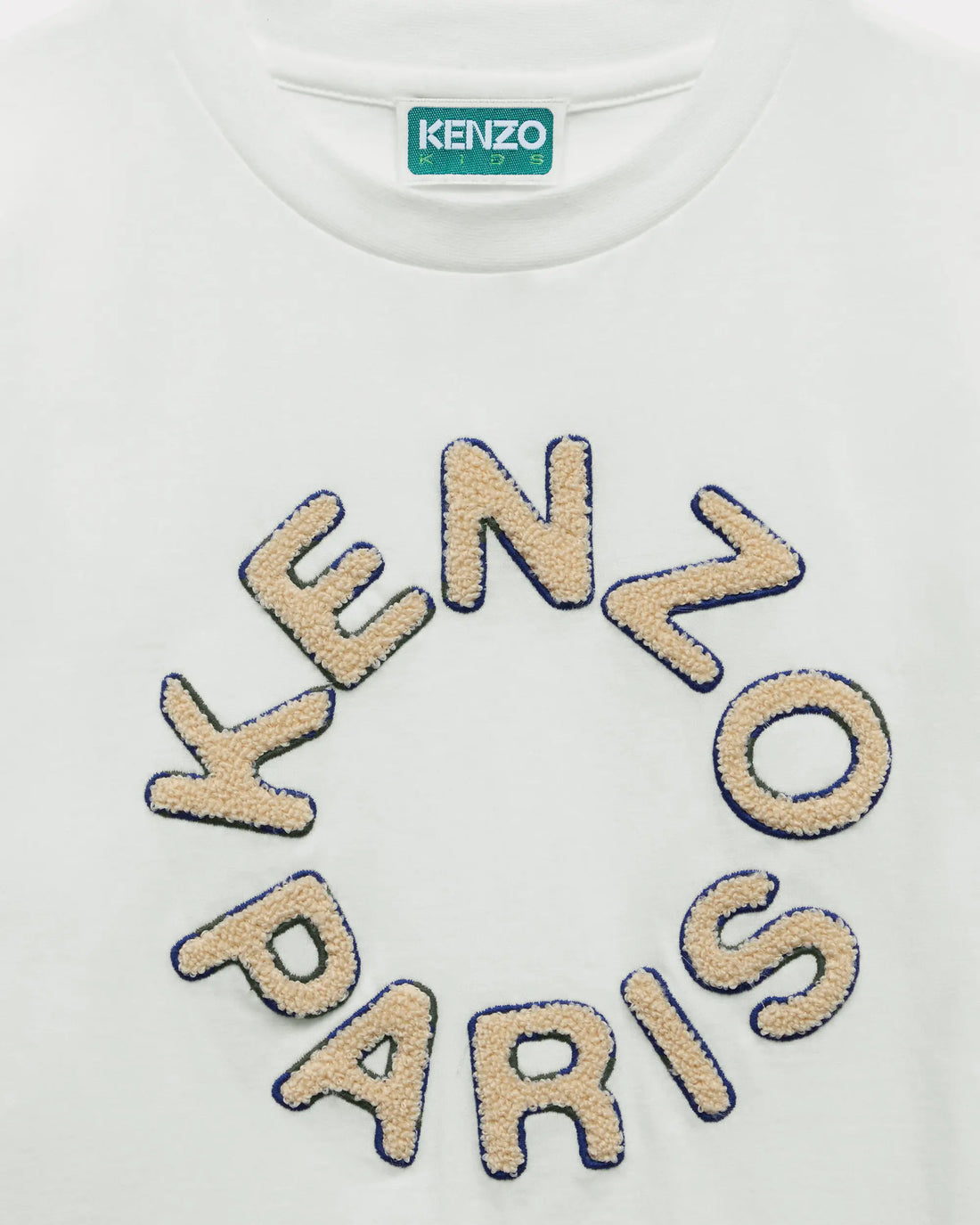 Tee-shirt brodé en coton garçon Kenzo E26