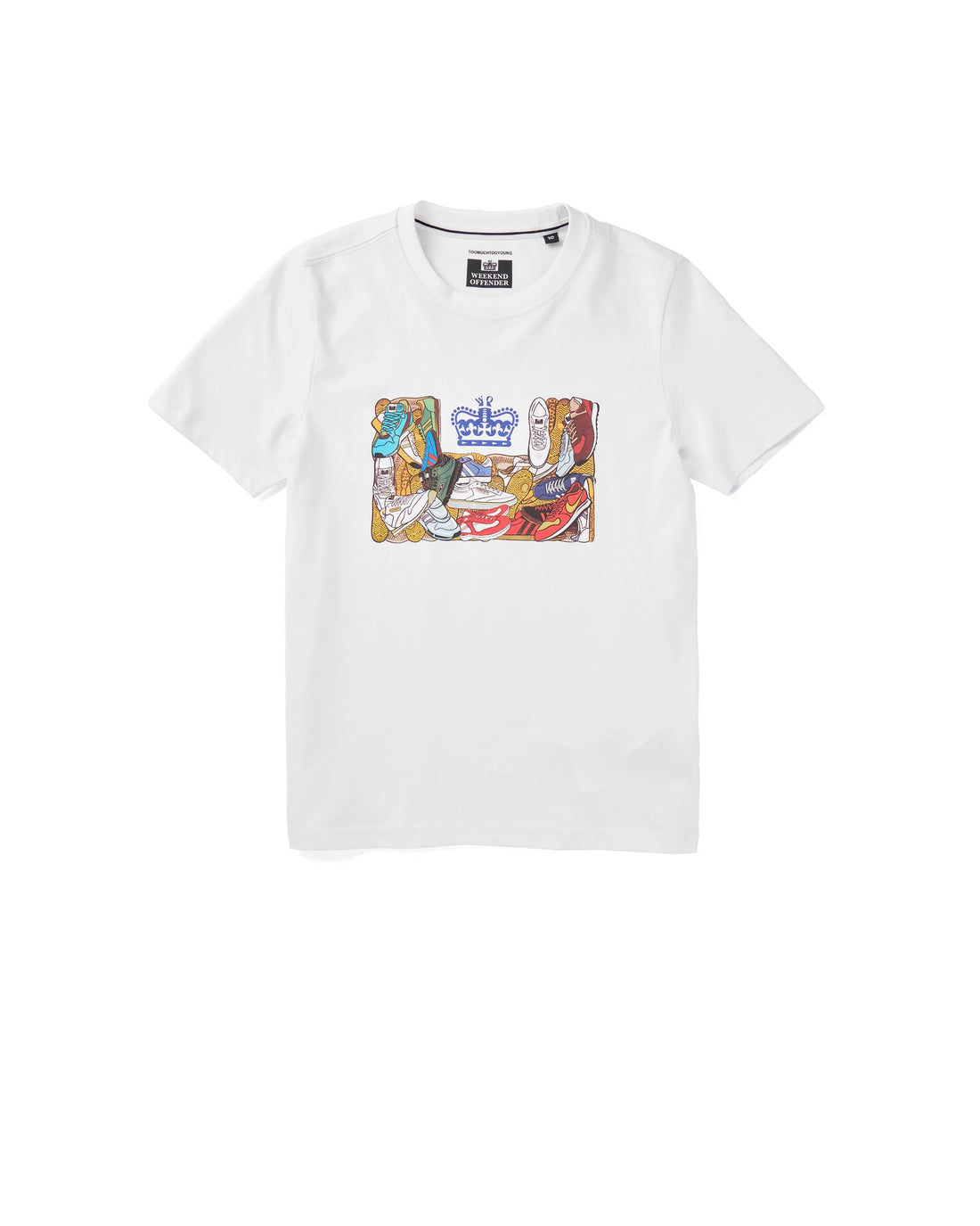 Tee-shirt d'Arblay Graphic White garçon Weekend Offender E26
