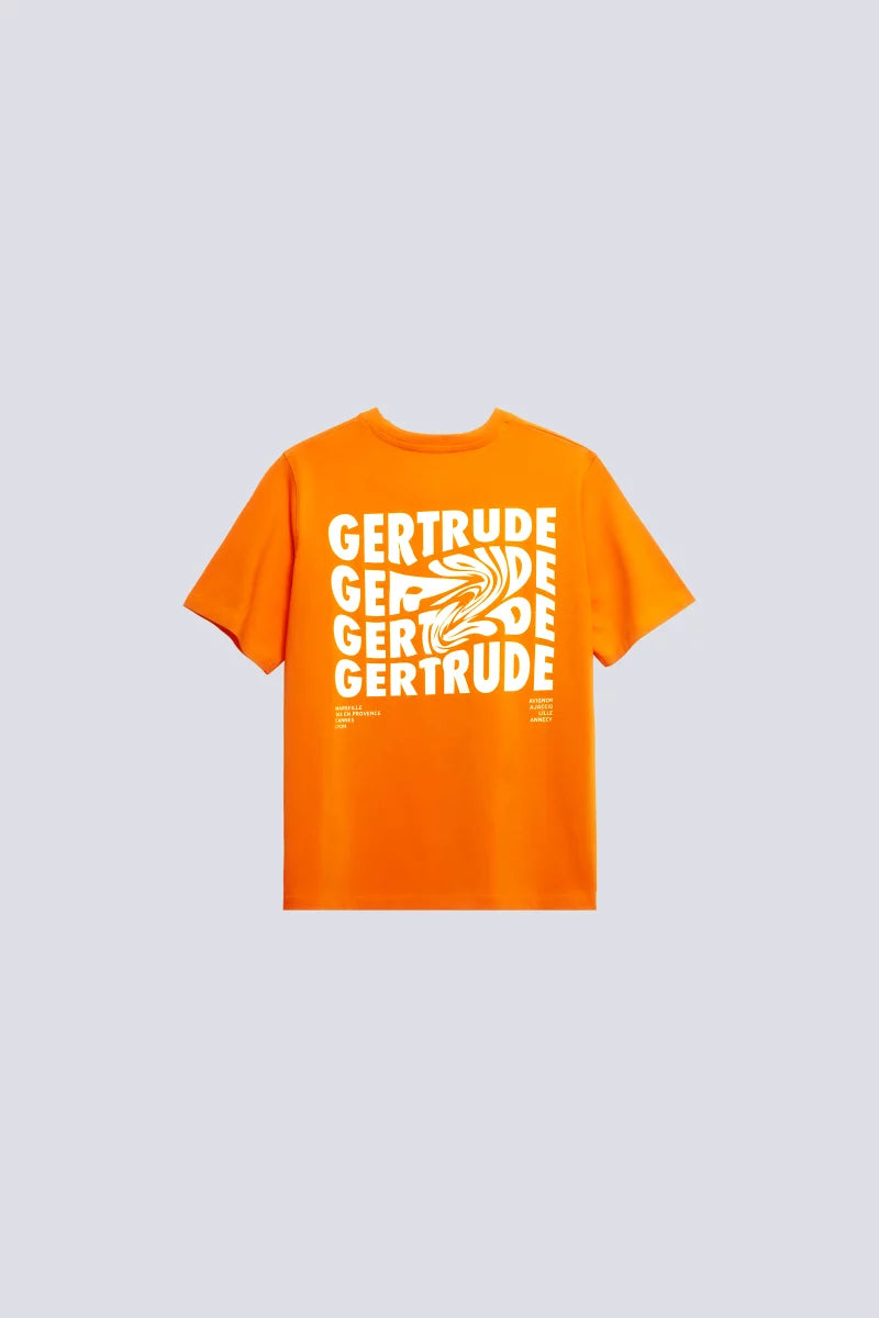Tee-shirt print dos Little Leonce Fluidity Orangette garçon Gertrude E26