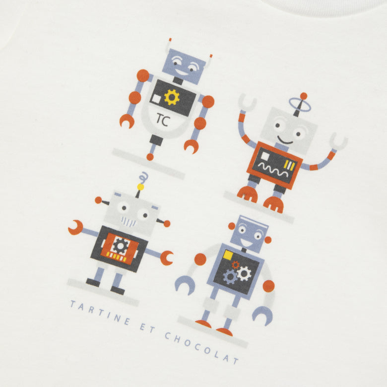 Tee-shirt robot babyboy Tartine et Chocolat H25
