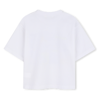 Tee Shirt manches courtes blanc à motif BD garçon Billieblush E26