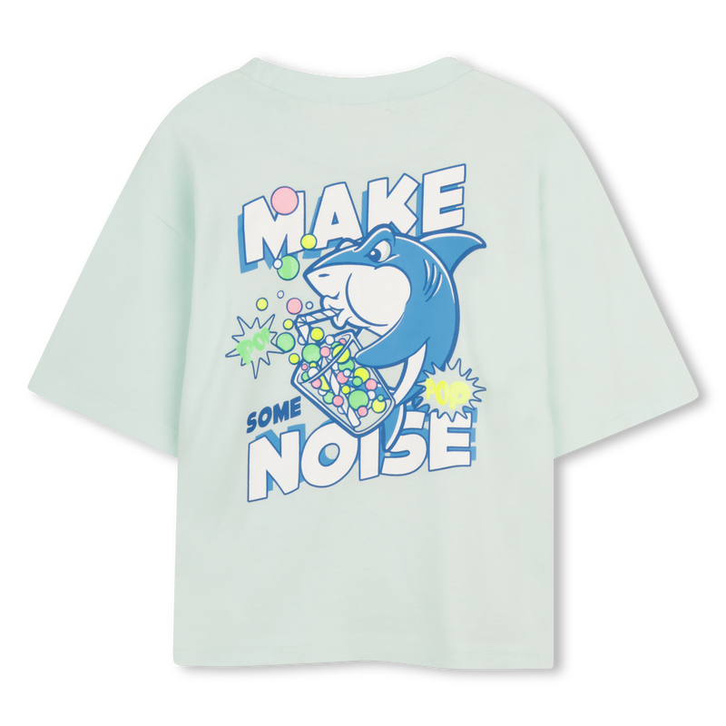 Tee Shirt manches courtes bleu garçon Billieblush E26