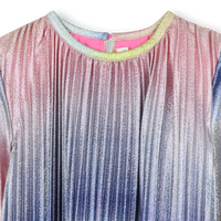 Robe plissée multico fille Billieblush H25