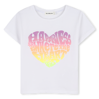 Tee Shirt manches courtes Happiness fille Billieblush E26