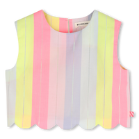Blouse à rayures lurex fille Billieblush E26