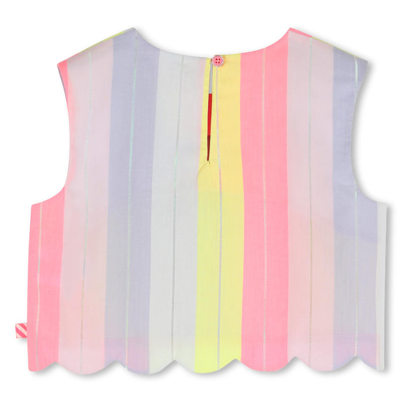 Blouse à rayures lurex fille Billieblush E26