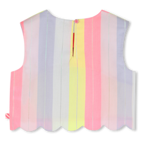 Blouse à rayures lurex fille Billieblush E26