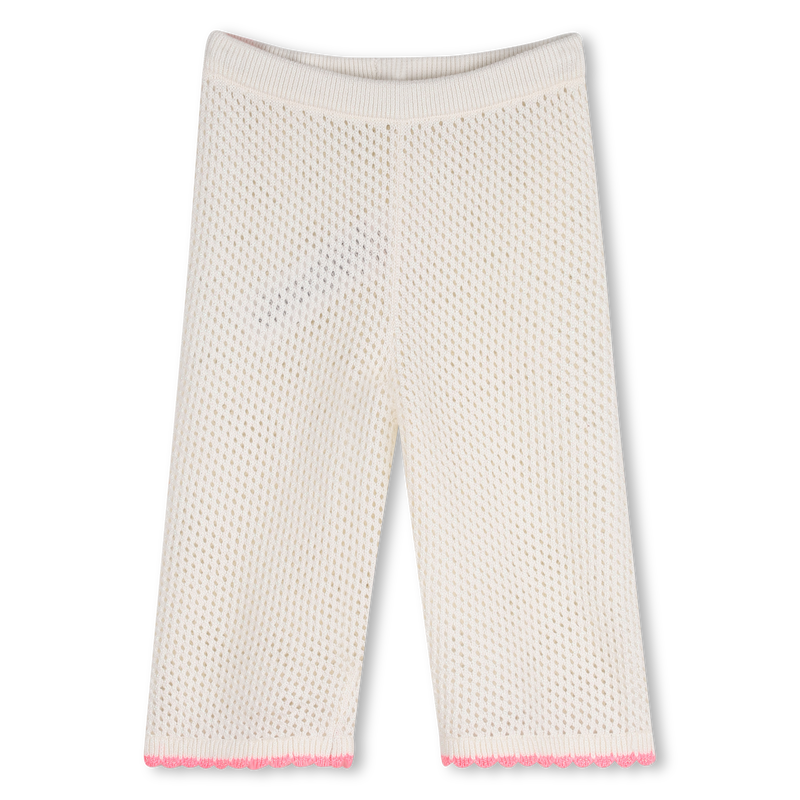 Ensemble en tricot craie détail rose babygirl Billieblush E26