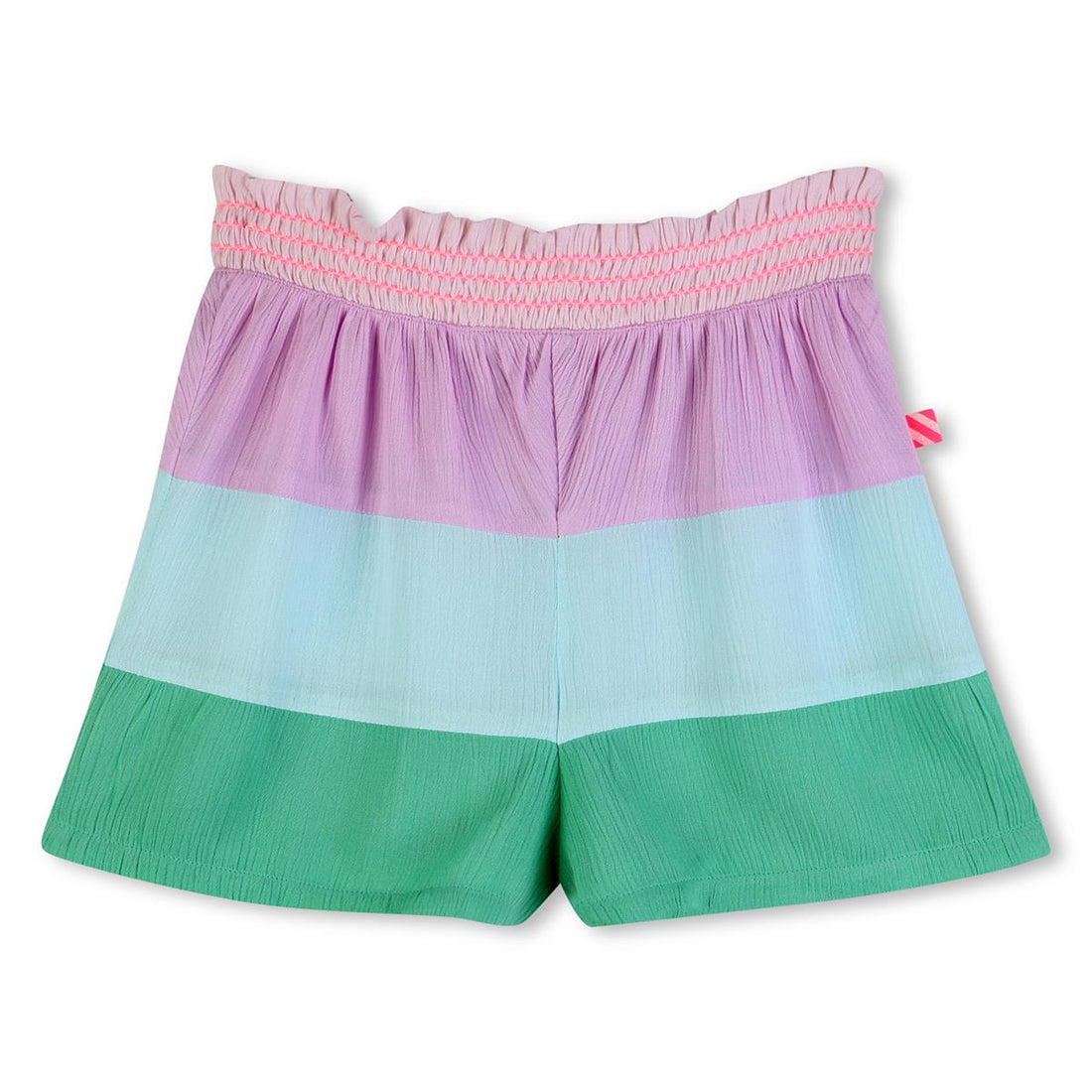 Short en coton coloré fille Billieblush E26