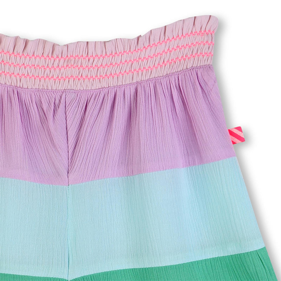 Short en coton coloré fille Billieblush E26