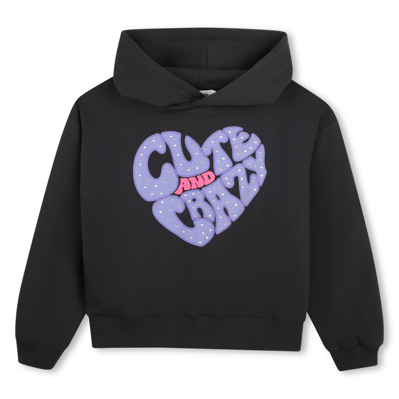 Sweat-shirt dark grey fille Billieblush H26