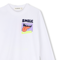 Tee-shirt manches longues blanc garçon Billieblush H26
