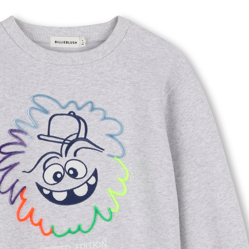 Sweat-shirt gris chiné garçon Billieblush H26