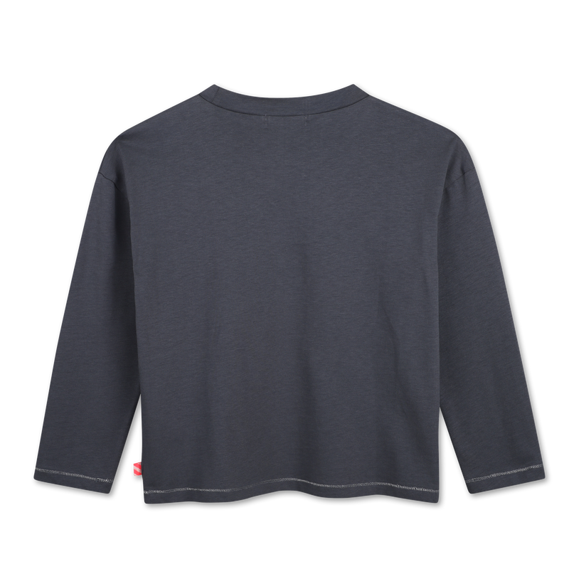 Tee-Shirt manches longues asphalte fille Billieblush H26