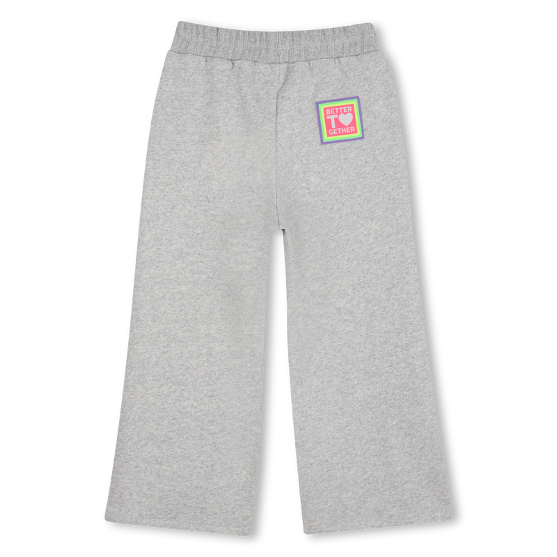 Pantalon de jogging brillant gris chiné fille Billieblush H26