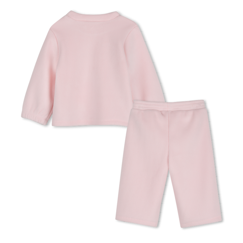 Ensemble Sweat-shirt et pantalon rosee babygirl Billieblush