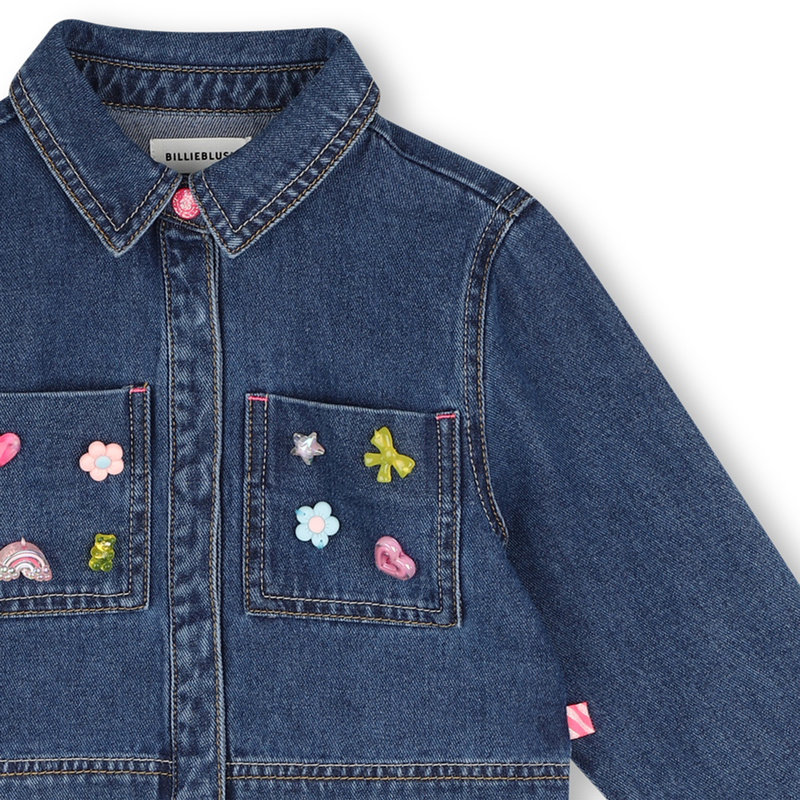 Chemise en denim STONE POUSSE fille billieblush H26