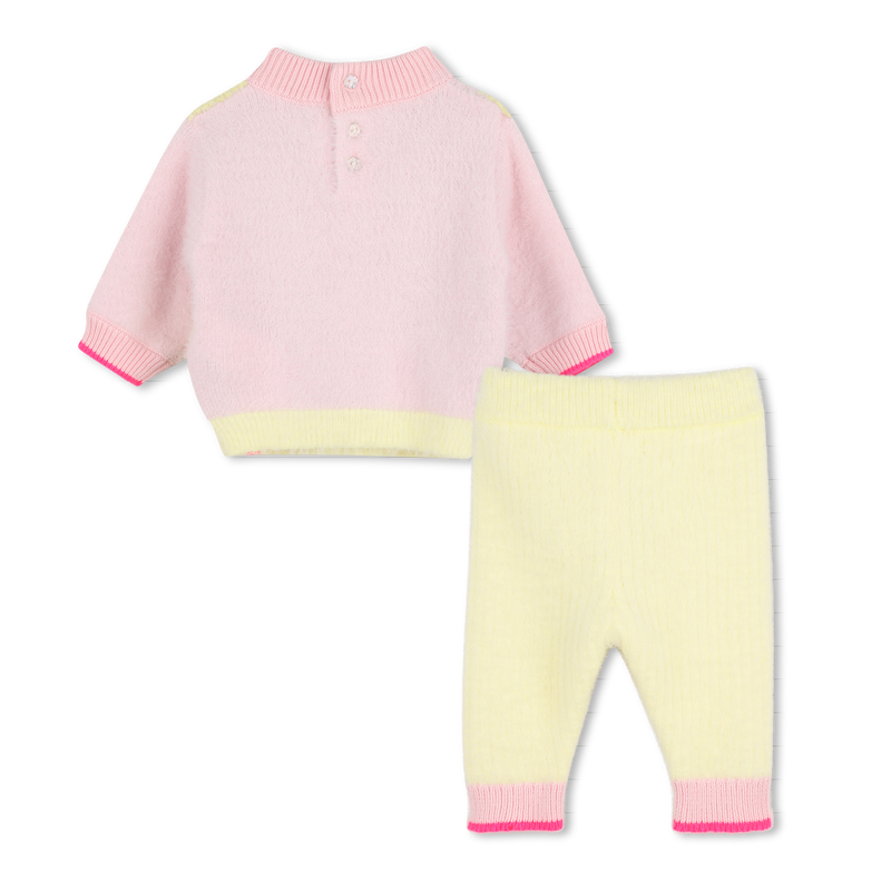 Ensemble pull et legging ROSE JAUNE babygirl billieblush H26