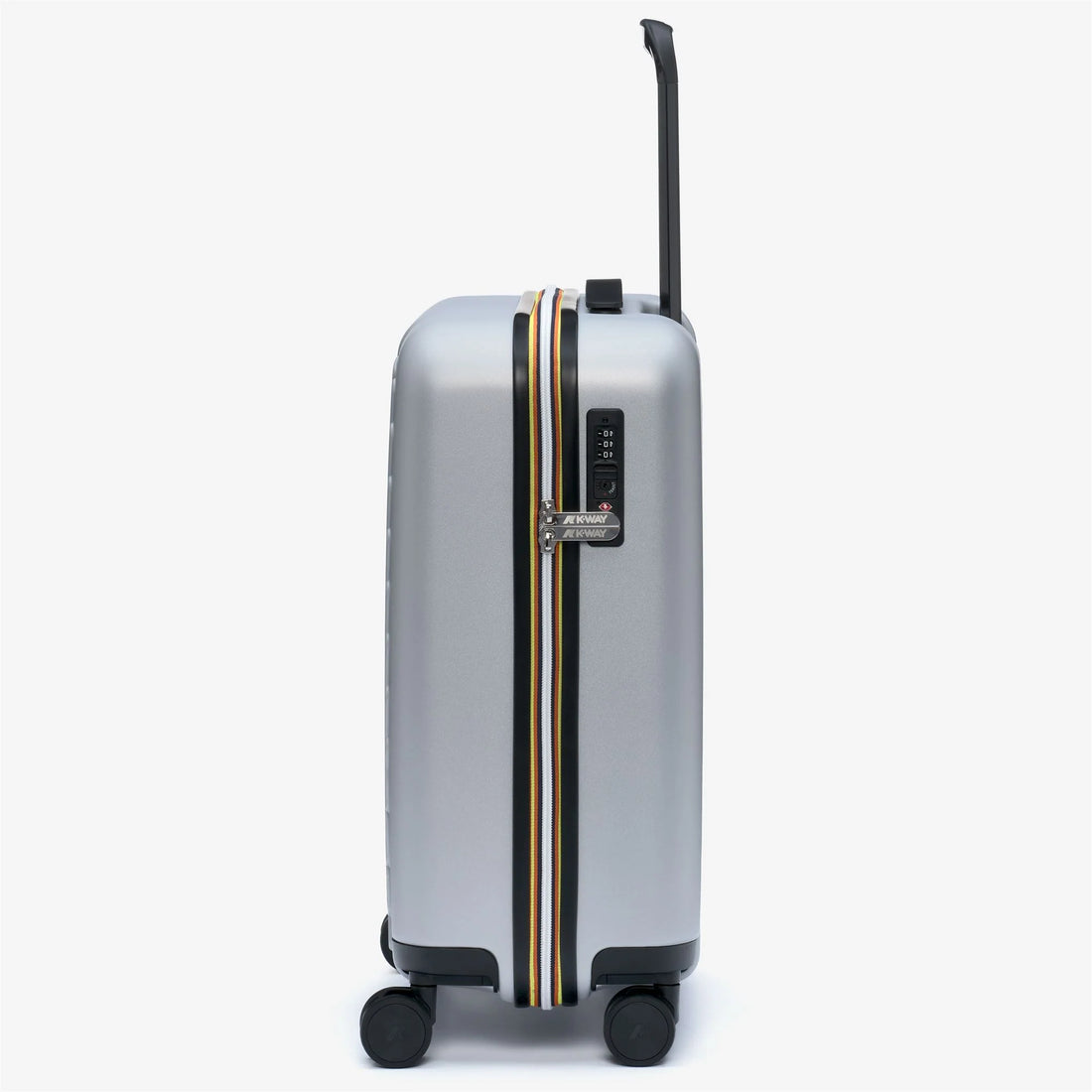 Valise Cabine Eudoxie Logo Grise K-Way