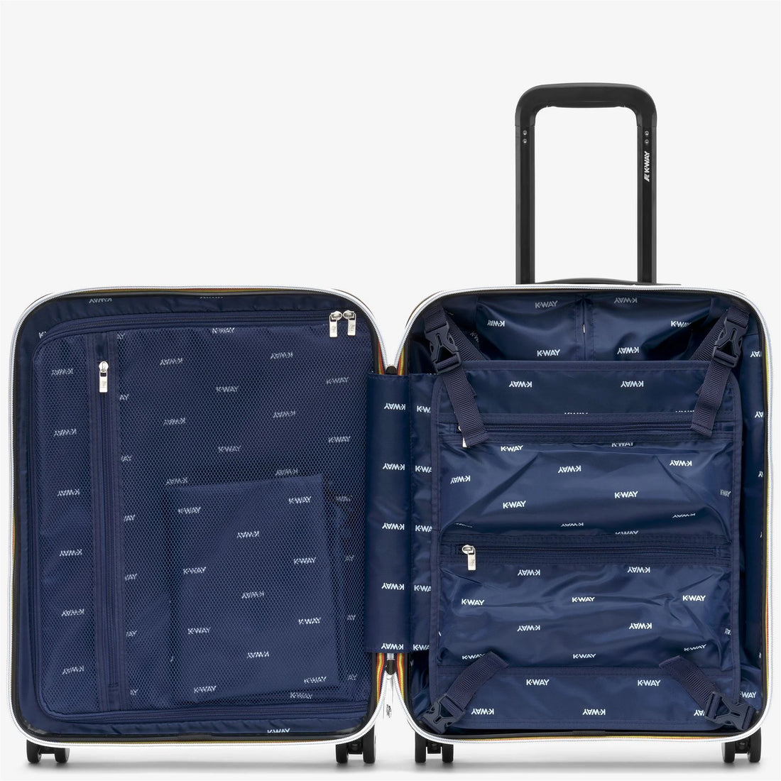 Valise Cabine Eudoxie Logo Grise K-Way