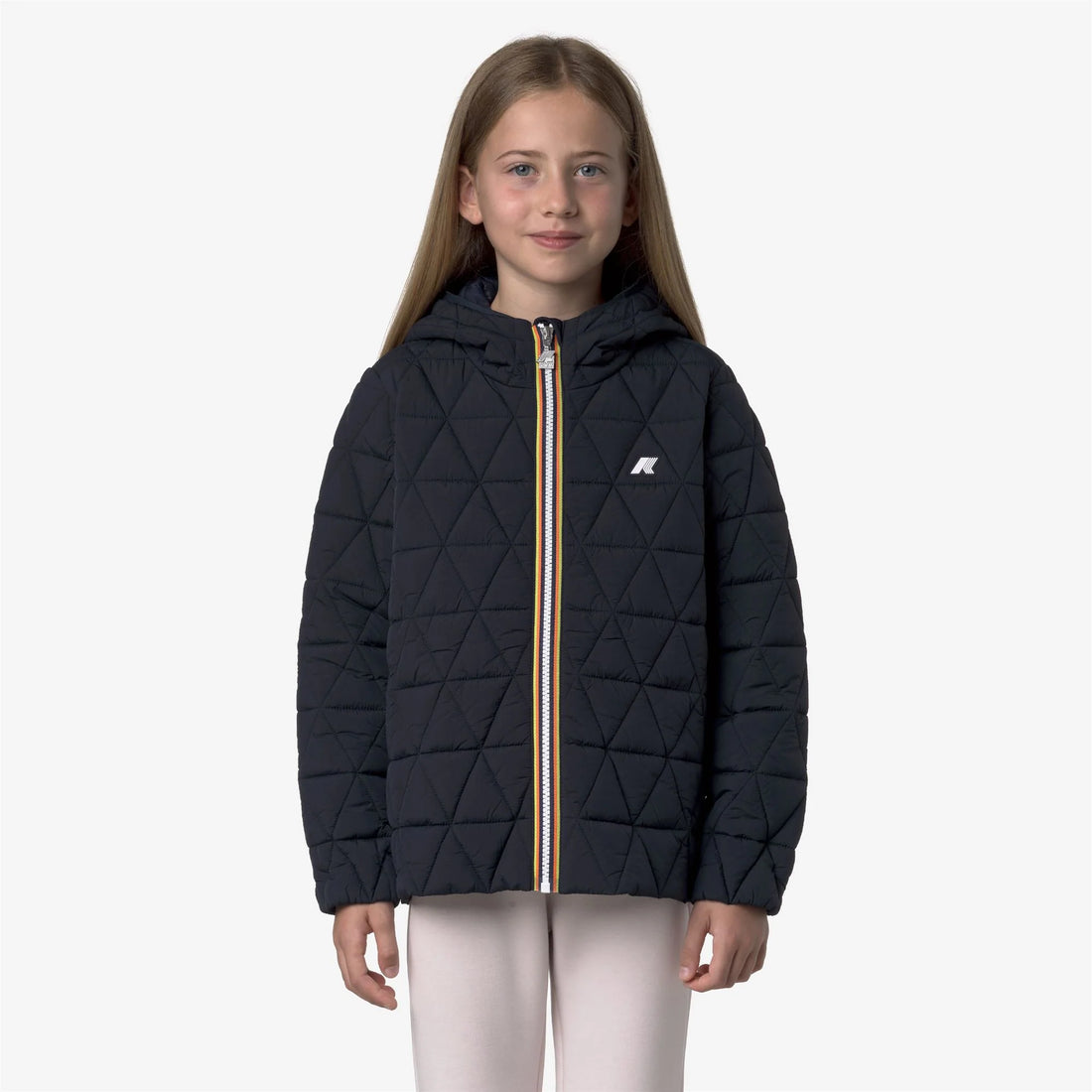 Veste matelassédiamant P. Madlaine fille K-Way
