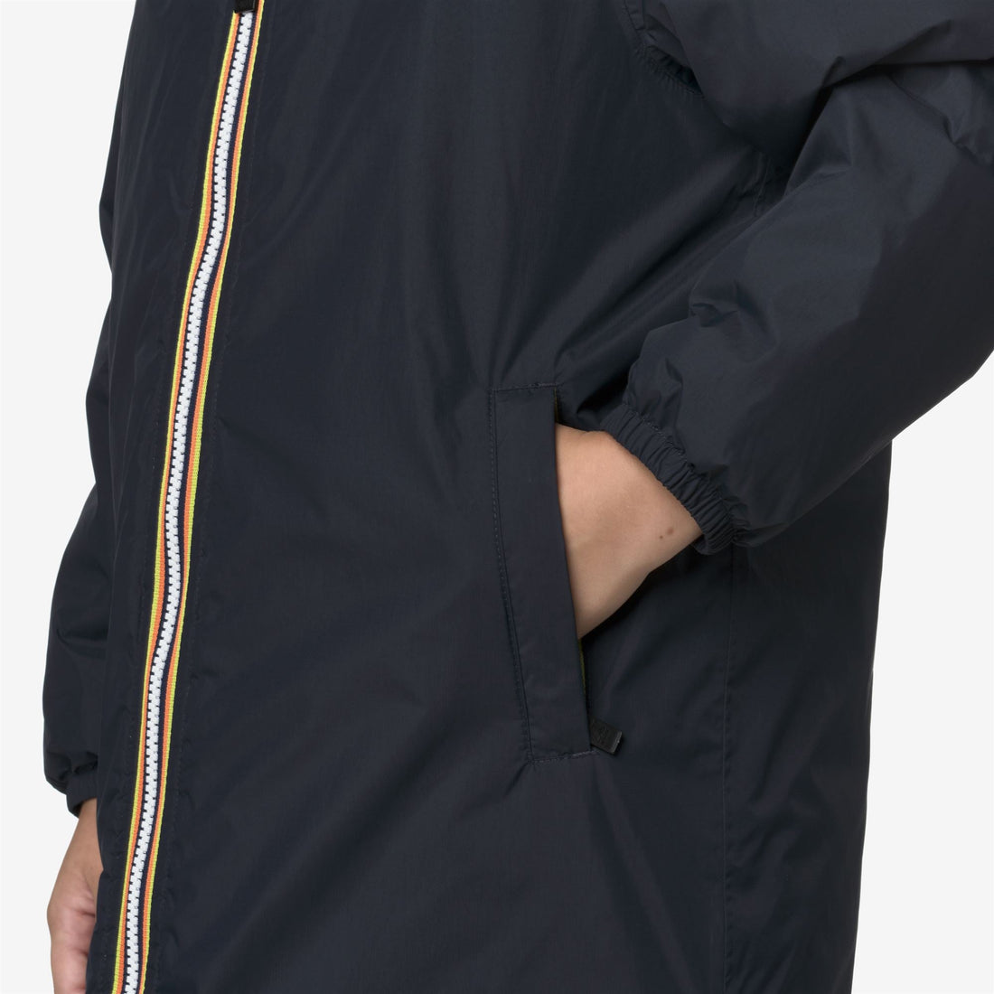 Veste longue fourrée Eiffel Orsetto 4.0 blue depht mixte K-Way