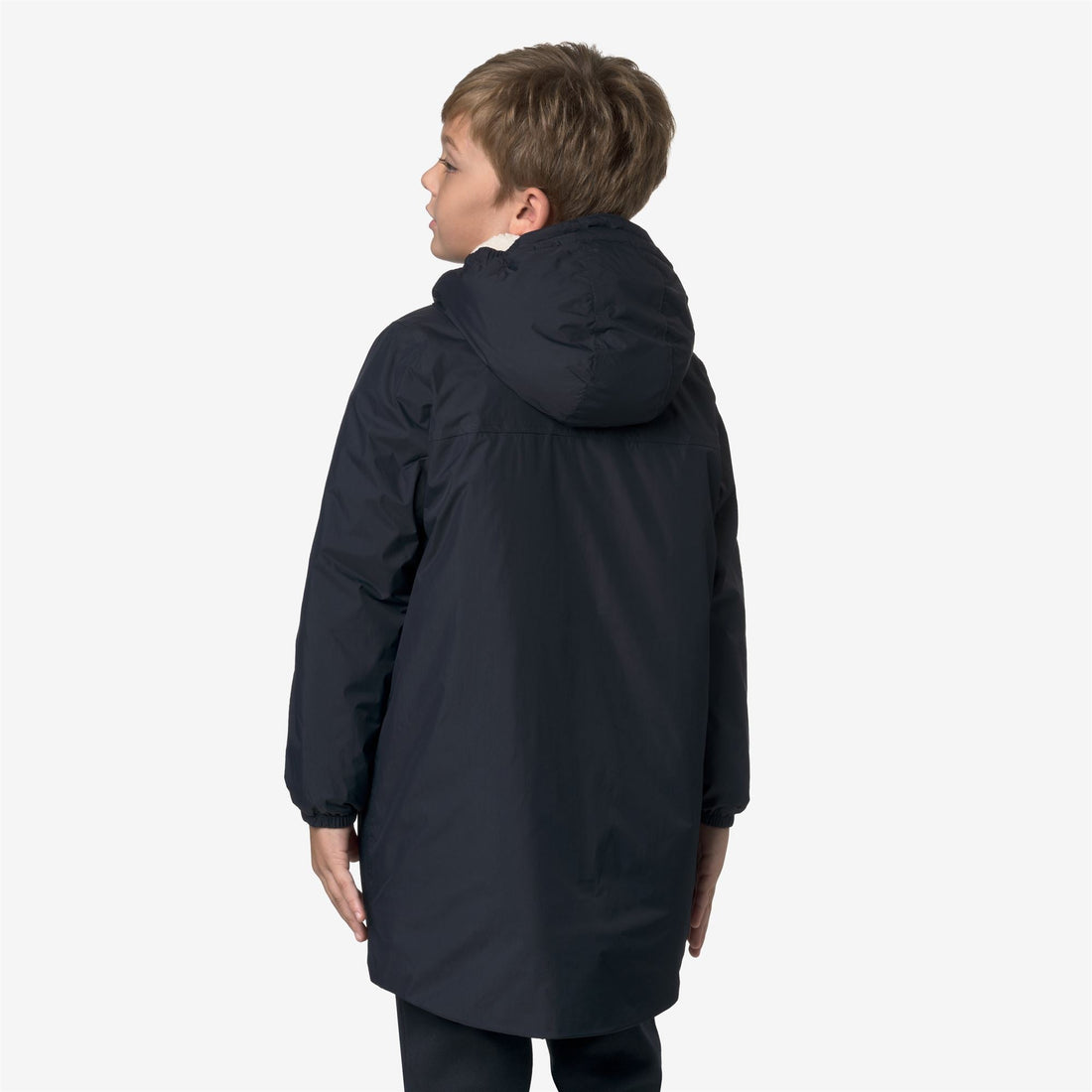 Veste longue fourrée Eiffel Orsetto 4.0 blue depht mixte K-Way