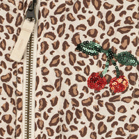 Veste bomber léopard fille Konges Slojd E26