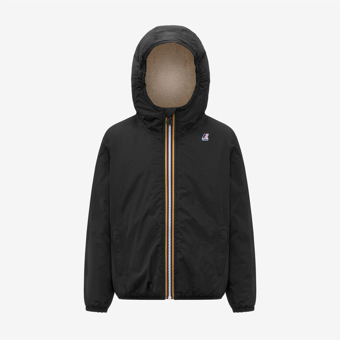 Veste le vrai 3.0 claude orsetto - black pure mixte K-Way