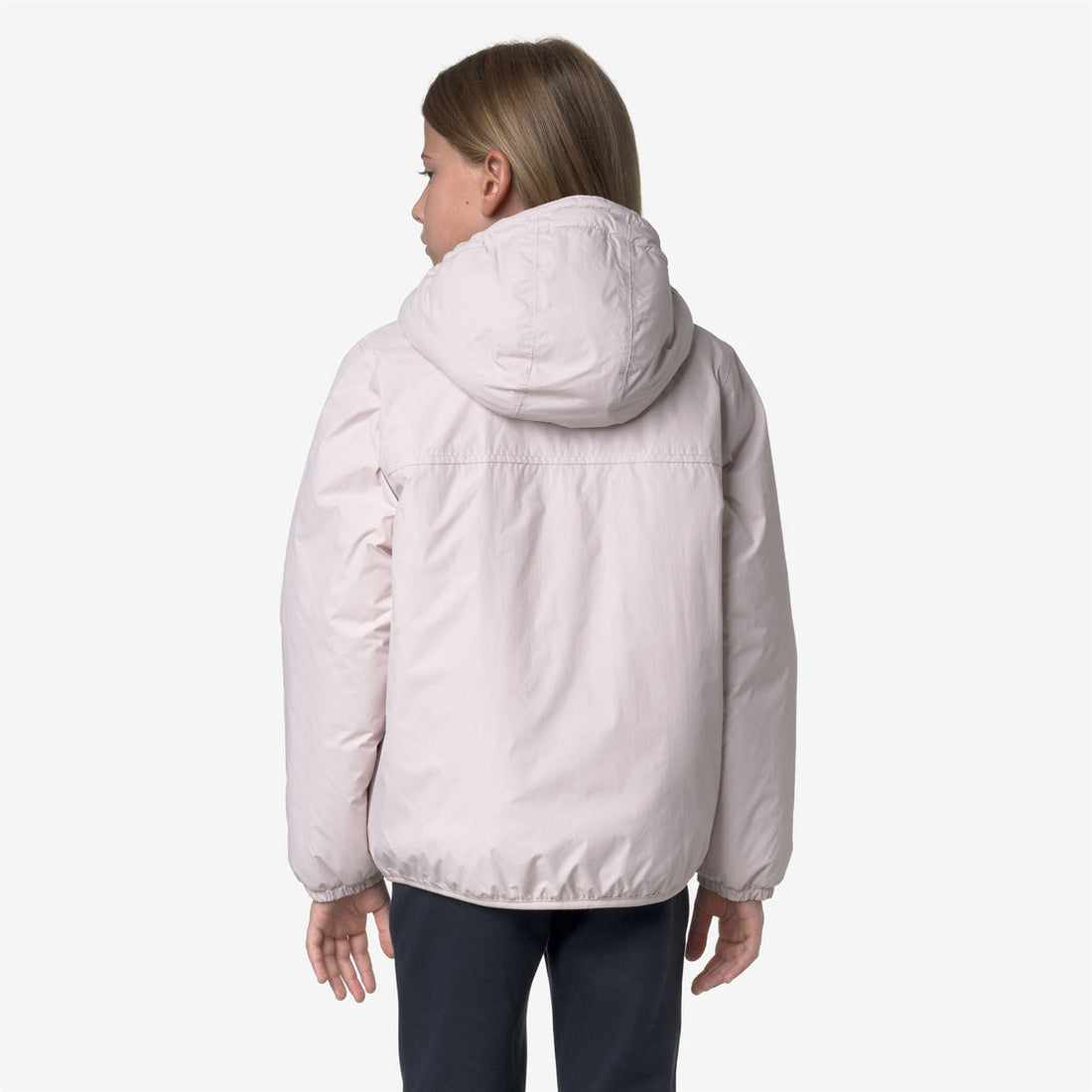 Veste le vrai 3.0 claude orsetto - rose hushed fille K-Way H25
