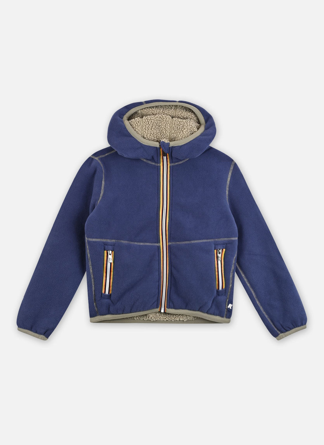 Veste polaire réversible Jack Sherpa Oak-cobalt mixte K-Way H25