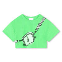 Tee-shirt court vert fille Marc Jacobs