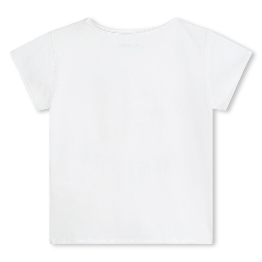 Tee-Shirt blanc rive droite Fille Zadig & Voltaire E24