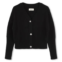 Cardigan en laine noir fille Zadig & Voltaire H24