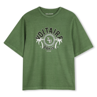 Tee-Shirt vert garçon Zadig & Voltaire E26