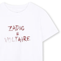 Tee-Shirt blanc garçon Zadig & Voltaire E26
