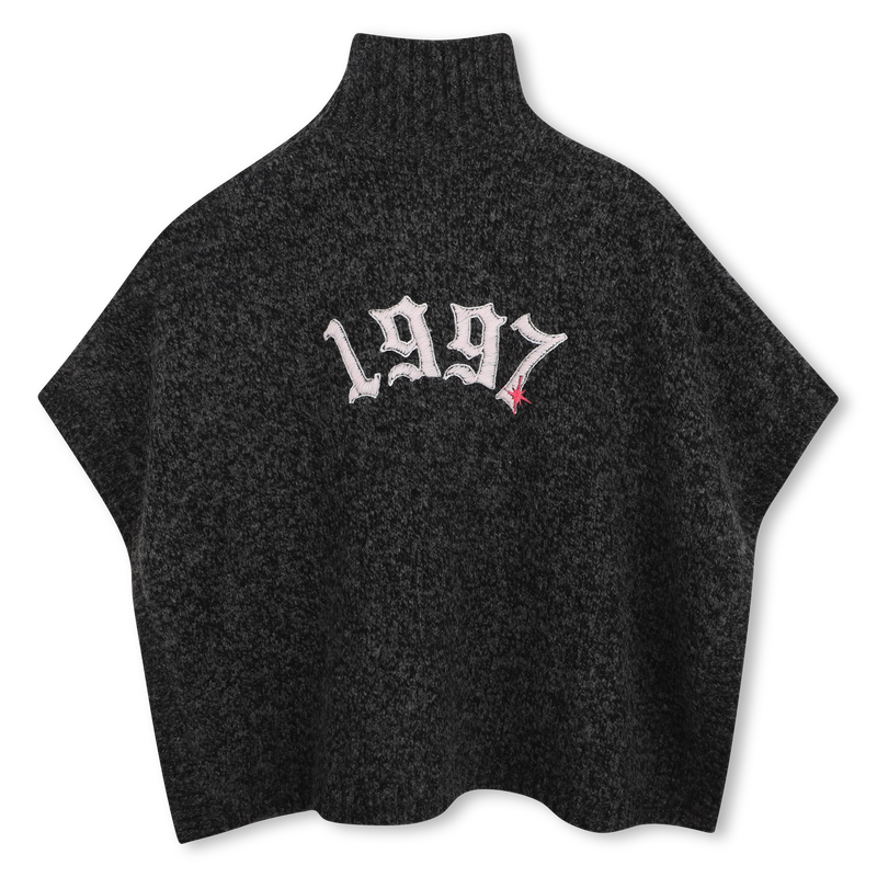 Poncho gris chine fille Zadig & Voltaire H26
