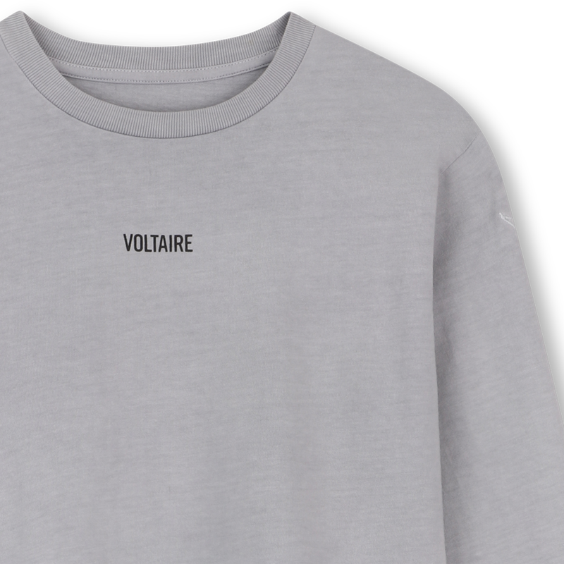 Tee-shirt manches longues storm grey garçon Zadig & Voltaire H26