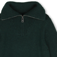 Pull treillis chine vert garçon Zadig & Voltaire H26