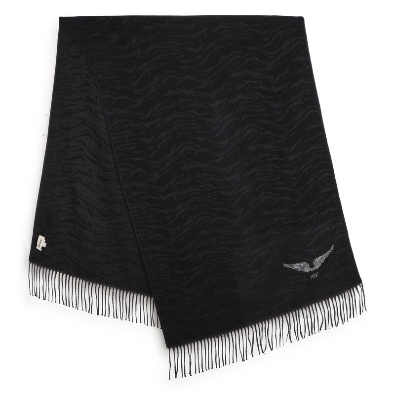 Echarpe noire fille Zadig&Voltaire H26