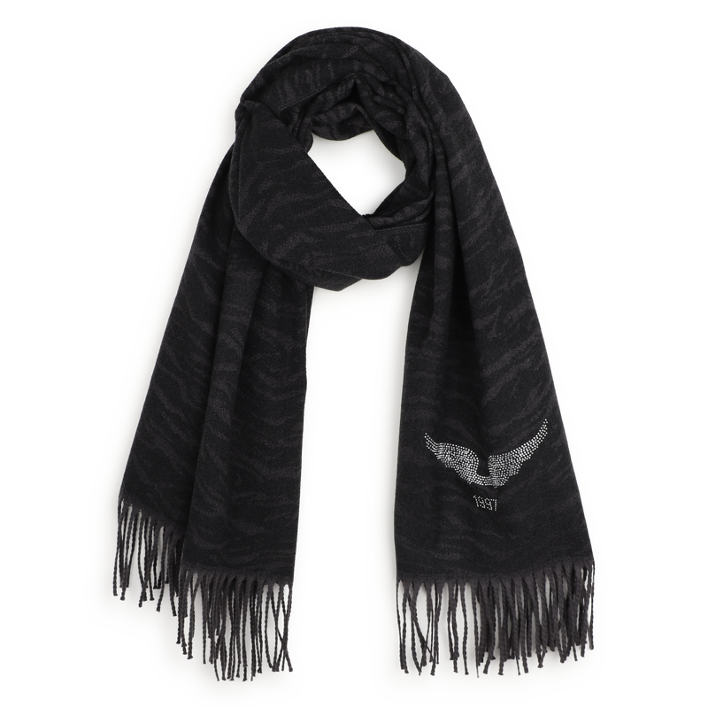 Echarpe noire fille Zadig&Voltaire H26