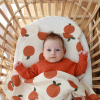 Lot de 3 langes en mousseline unisexe - Scandi Orange