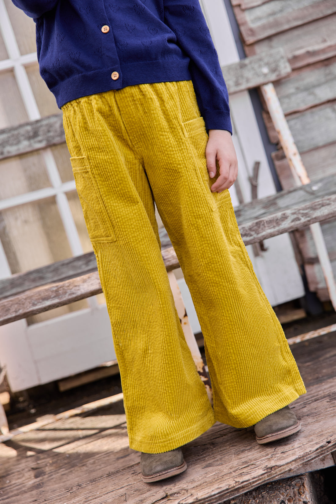 Pantalon Lauren velours fille Bonton H26