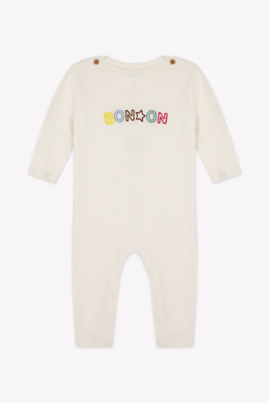 Combinaison cachcombi cachemire milk unisexe Boton H26