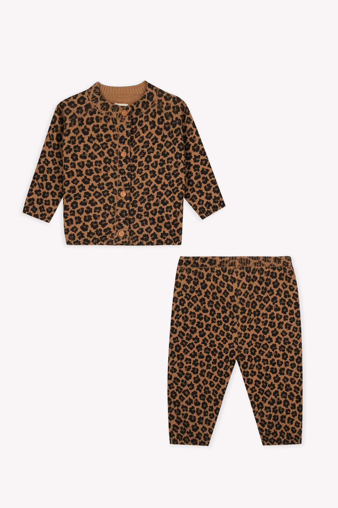 Ensemble Toudou léopard babygirl Bonton H26